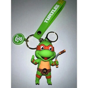 New Michelangelo Teenage Mutant Ninja Turtles Keychain.